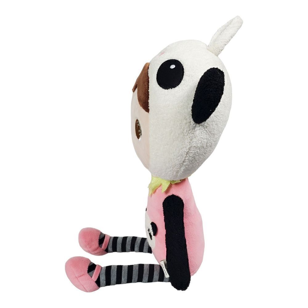 Primo Passi Me Too Plush Jiabo Doll Panda Bear Black Pink Soft Toy Loveable - Picture 2 of 11